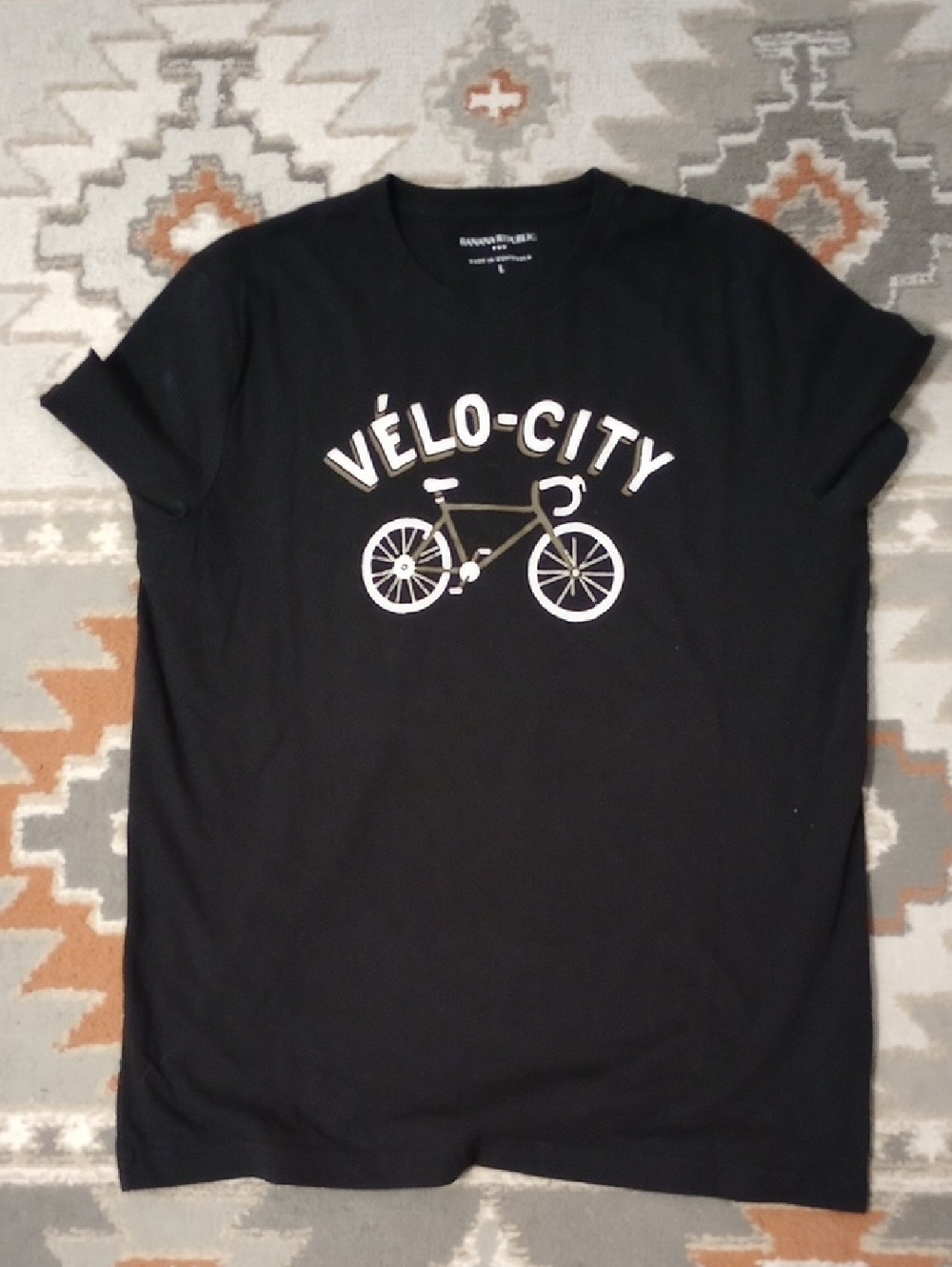 Banana republic bicycle shirt medium